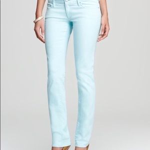 Lilly Pulitzer Like New Straight Leg Jean Aqua